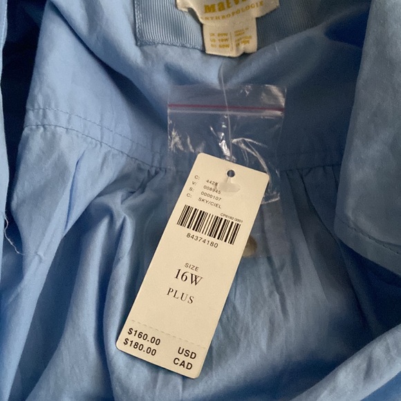 ANTHROPOLOGIE Maeve Asymmetrical Sleeveless Shirtdress - Picture 7 of 11